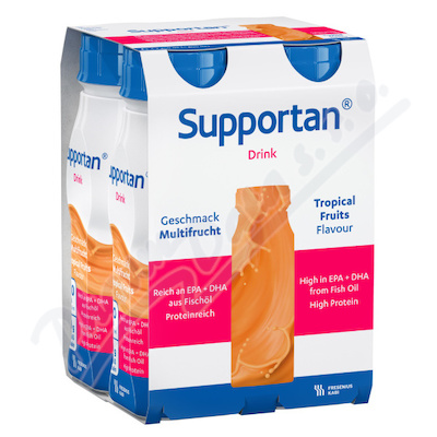 Supportan drink pří.tropické ovoce por.sol.4x200ml