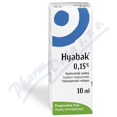 Hyabak 0.15% gtt.10ml