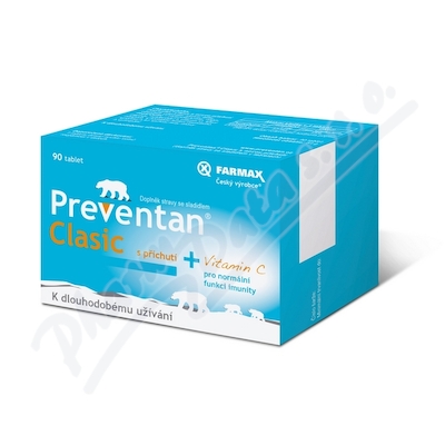 Preventan Clasic s příchutí tbl.90