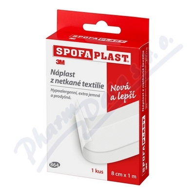 3M Spofaplast Náplast z netkané textil.864 1mx8cm