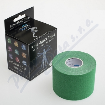 Kine-MAX Classic kinesiology tape zelená 5cmx5m