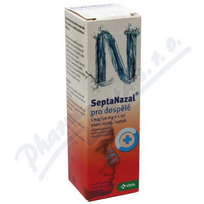 Septanazal dosp.1mg/50mg v 1ml nas.spr.sol.1x10ml