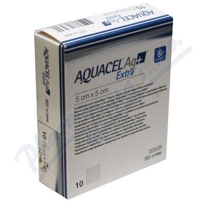 Aquacel Ag+ extra 5x5cm 10ks