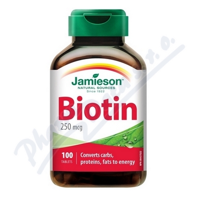 JAMIESON Biotin 250 mcg tbl.100