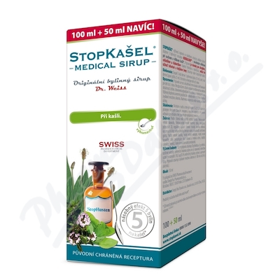 STOPKAŠEL Medical sirup Dr. Weiss 100+50ml NAVÍC