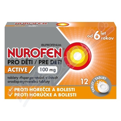 Nurofen pro děti Active 100mg por.tbl.dis.12