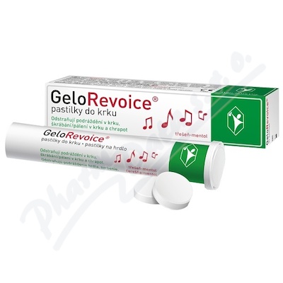 GeloRevoice pastilky do krku třešeň-mentol 20ks