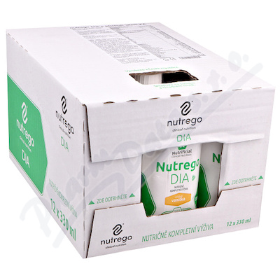 nutrego DIA vanilka por.sol.12x330ml