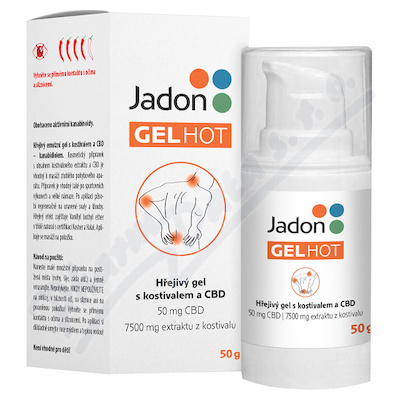 Jadon GEL HOT hřejivý gel s kostivalem a CBD 50g