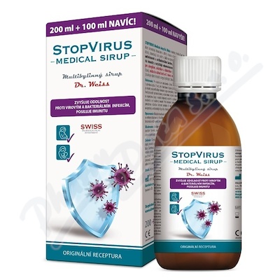 STOPVIRUS Medical sirup Dr. Weiss 200+100ml NAVÍC