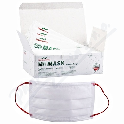 NANO FIBER MASK B ústenka s gumičkami 20ks