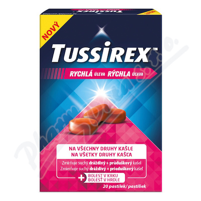 Tussirex pastilky proti kašli past.20