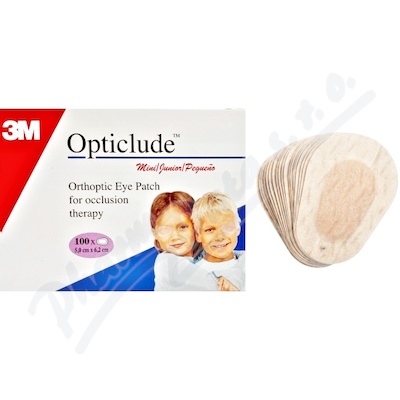 3M Opticlude Oční okluzor Mini 1537 50x62mm 100ks