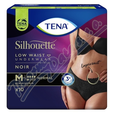 TENA Silhouette Normal Noir M ink.kalh.10ks 795516