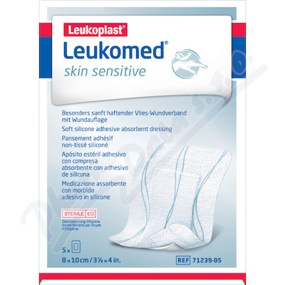 Leukomed Skin Sensitive 8x10cm 5ks netk.krytí