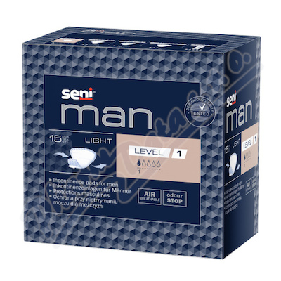 Seni Man Light Level 1 inkont.vložky 15ks