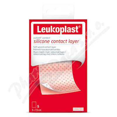 Leukoplast Cuticell Cont.tran.sil.mř.5x7.5cm 5ks