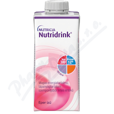 Nutridrink s příchutí jahoda 24x200ml