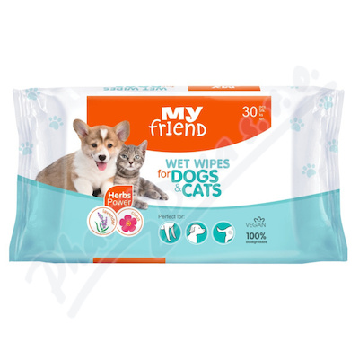My friend vlhčené ubrousky pro psy/kočky 30ks