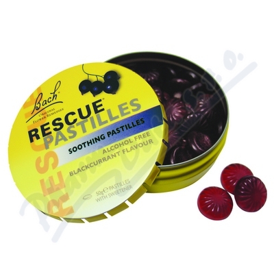 RESCUE pastilky černý rybíz 50g