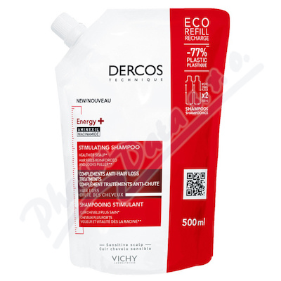 VICHY DERCOS Energy+ šampon náplň 500ml