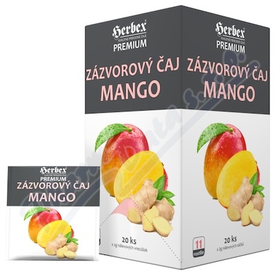 HERBEX Zázvorový čaj Mango n.s.20x2g