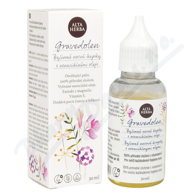 Gravedolen bylinné nosní kapky esenciál.oleje 30ml