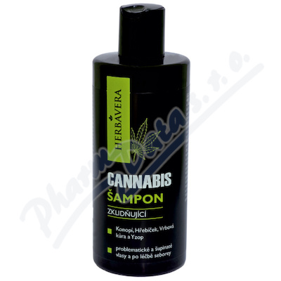 Šampon Cannabis zklidňující HERBAVERA 300ml