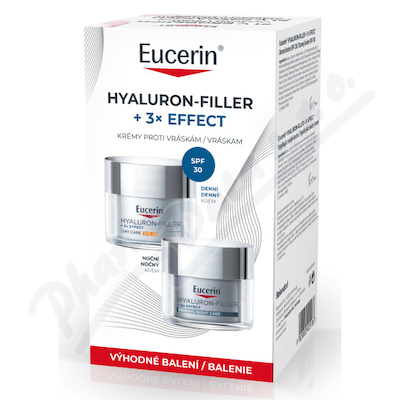 Eucerin Hyal-Fill+3xEffect d+n kr.SPF30 2x50ml2026