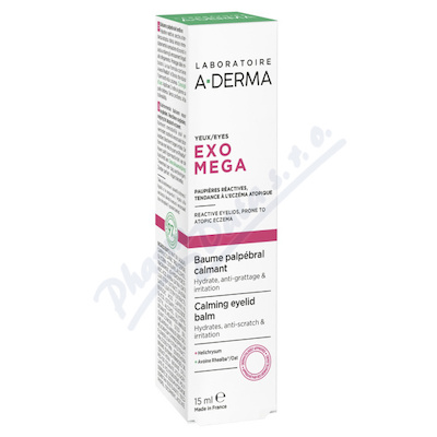 A-DERMA Exomega zklid.balzám na oční okolí 15ml