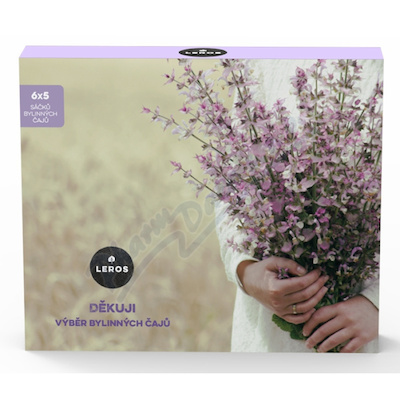 LEROS Děkuji výběr bylinných čajů 6x5sáčků
