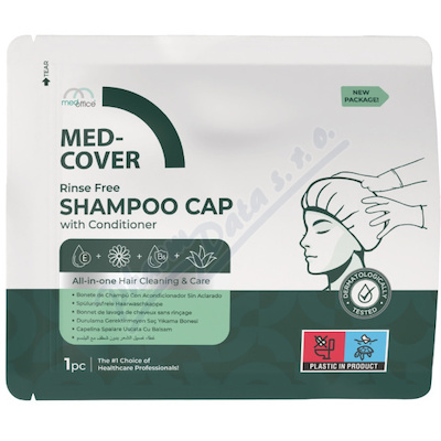 MED-COVER Rinse Free Shampoo Cap With Condit.1ks