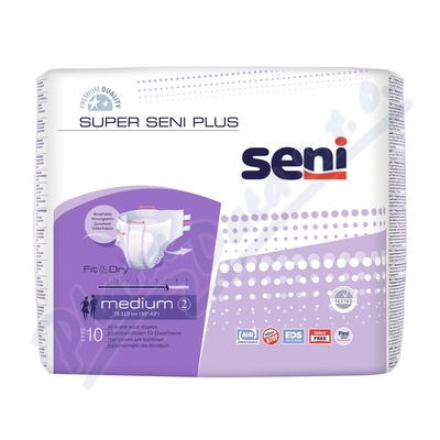 Seni Super Plus Medium noční inkon.plen.kalh.10ks