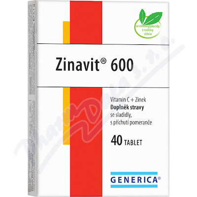 Zinavit 600 cucavé tablety 40 ks Generica