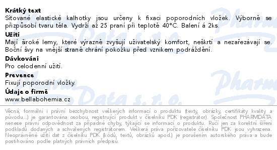 Bella Mamma síťované kalhotky XL 2ks