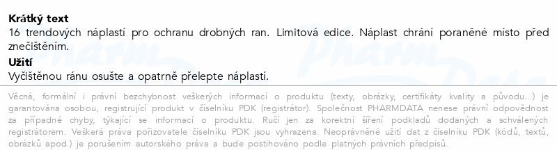 Hansaplast náplast Be Happy 16ks