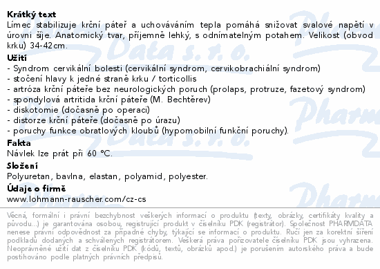 Límec krční Cellacare Cervical classic 7.5cm vel.2