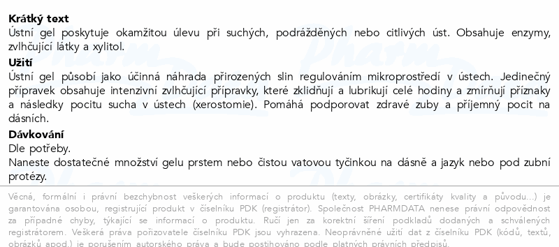 bioXtra ústní gel 40ml