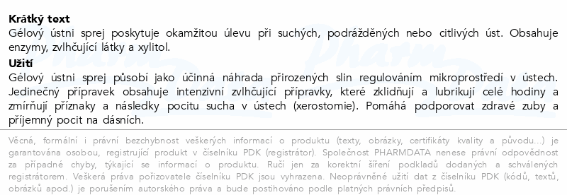 bioXtra ústní sprej gelový 50ml