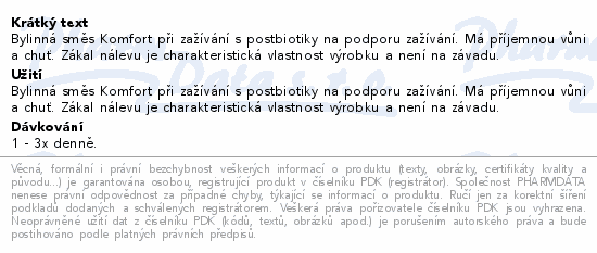 Megafyt Komfort při zažívání 20x1.5g