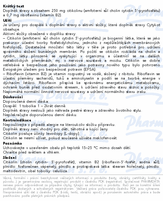 Cytykot tob.30 Slab