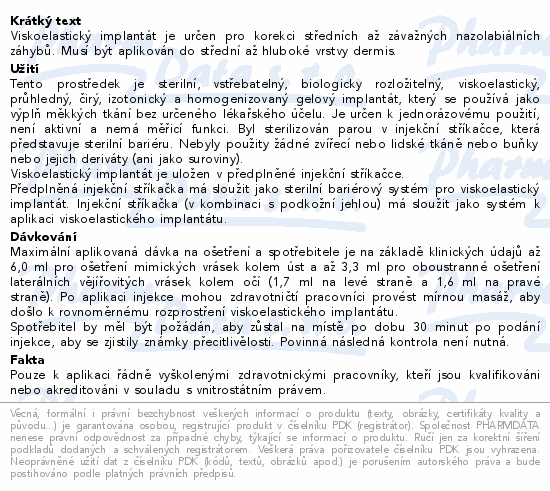 Croma Saypha filler bez lidocainu 1x1ml