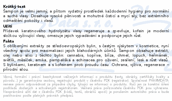 BIO BIONE Bylinný elixír revitalizač.šampon 260ml