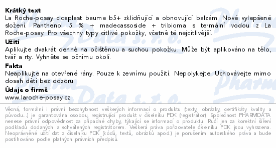 LA ROCHE-POSAY CICAPLAST balzám B5+ 15ml