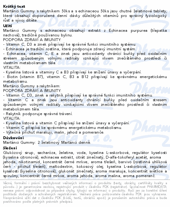 Marťánci Gummy 2x50ks+omalovánky Promo2025