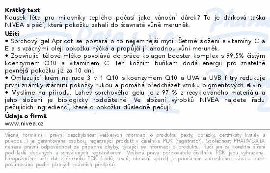 NIVEA BAG Q10&Vitamin Care set 93360-01739-00