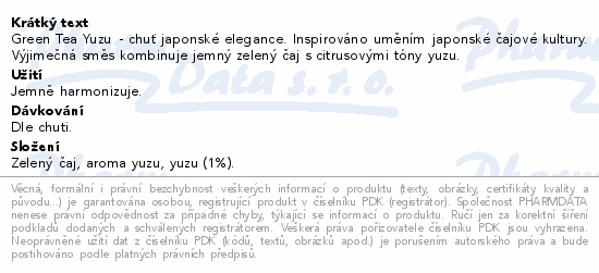 TEEKANNE Green Tea Yuzu 20x1.75g