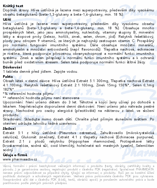 HLÍVA MAX Echinacea + Rakytník tbl.60