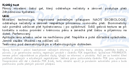 BIODERMA Hydrabio gel moussant 400ml