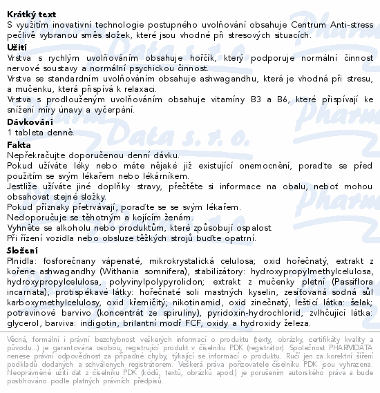 Centrum Anti-Stress tbl.30